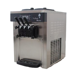 Máquina de helados de patio de comidas comercial de tres cabezas, máquina de helados suaves para Hotel, tienda de <span class=keywords><strong>postres</strong></span>, máquina para hacer helados, cafetería, Reino Unido - Product Image 5