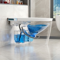 Nouveau design de toilette intelligente économie d'eau WC ensemble de toilette salle de bain automatique autonettoyant intelligent cuvette de toilettes en céramique avec bidet