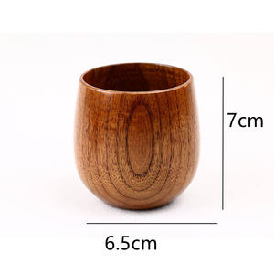 أكواب خيزران للنبيذ والبيرة، كوب قهوة، زجاجة ماء، كوب شاي خشبي على الطراز الياباني - Product Image 6