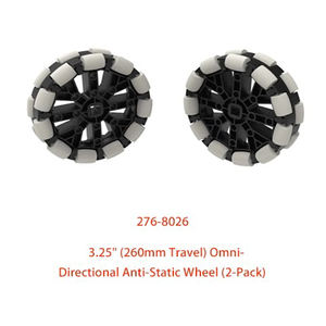 STEM VEX Robô V5 276-9044 Viagem Omni-Direcional Anti-Estático Roda (2 pacotes) 4 "/3.25"/2.75 "(320/260/220mm) Produtos educacionais - Product Image 3