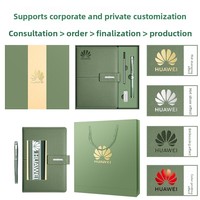 Coffret Cadeau d'Affaires avec Bloc-Notes en Similicuir, Tasse Isotherme, Fournitures de Bureau Personnalisées, Marque SYC, 100 Feuilles