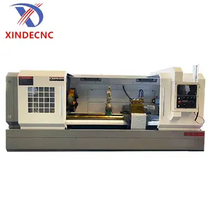 CK6180 * 2000 alat bubut CNC Horizontal, alat mesin berat CNC produsen langsung disediakan CK6180 peralatan pemotong logam