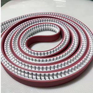 PU beyaz tek taraflı dişler poliüretan zamanlama kemeri t-tipi çelik tel durdurucu durumu ile konveyörler için durdurma şeridi - Product Image 4