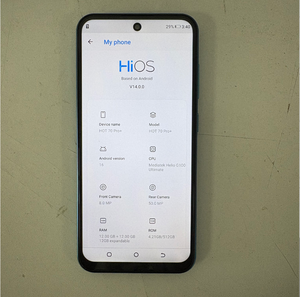 Smartphone 2K original hot 70 pro5G haute résolution, processeur dix cœurs, appareil photo arrière 108MP, déverrouillage complet, reconnaissance faciale, Android 15 - Product Image 4