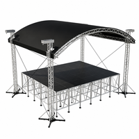 Venta Directa de Estructuras de Aluminio para Escenarios de Eventos al Aire Libre, Diseño Personalizado Gratuito, Sistema de Iluminación para DJ