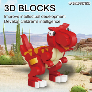 Educational <strong>Dinosaur</strong> 3d Animal <strong>Eva</strong> <strong>Foam</strong> <strong>Building</strong> <strong>Blocks</strong> Manufacturer Toys - Product Image 2