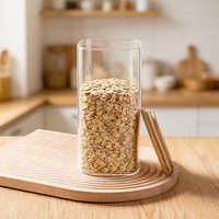 Pot alimentaire en verre borosilicate transparent, récipient à eau détachable pour le camping, idéal pour la nuit