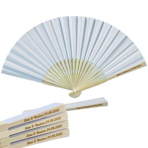 Abanico de Seda de Bambú Colorido Hecho a Mano, Diseño Plegable Estilo Ángel, Artesanía Ecológica para Navidad, Viene con Caja de Regalo - Product Image 4