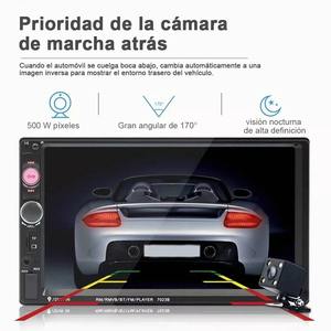 Reproducteur Multimédia con pantalla tactil para coche autorradio de 7 pulgadas 2 Din USB TF FM BT AUX Audio estereo MP5 - Product Image 5