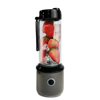Draadloze USB-blender Draagbare sapcentrifuge Glazen behuizing Oplaadbare smoothiemaker Mini fruitblenderbeker voor dagelijks gebruik op kantoor en op reis