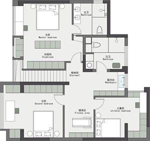 Thiết kế biệt thự hiện đại trang trí giải pháp thiết kế đồ họa cho quy hoạch bố trí tổng thể của phòng khách phòng ngủ kế hoạch sàn ăn - Product Image 6