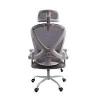 Chaise de bureau ergonomique pivotante à dossier haut confortable avec appui-tête pour salle de réunion et bureau à domicile