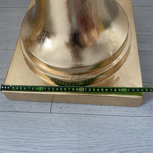 Jarrón de oro alto de alta calidad, centros de mesa grandes para bodas, centros de mesa florales, jarrones dorados para decoraciones de boda, venta al por mayor - Product Image 5