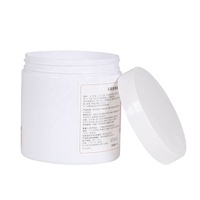 Bocaux PET multifonctionnels à large ouverture, blancs, 200 ml, 500 ml, cylindriques, vides, pour crème démaquillante, shampoing, masque facial