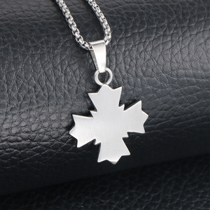 Collar con colgante de estrella de seis puntas con forma de copo de nieve, cadena de suéter de acero de titanio para hombres y mujeres, accesorio de regalo SP809 - Product Image 4