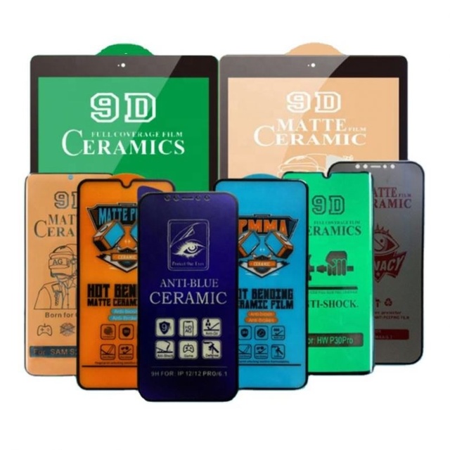 Ceramic Glass De Film Pantalla Privacy Ceramic Matte Ceram Micas Protective 9D 100D Screen Protector