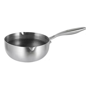 Olla de Acero Inoxidable Engrosada Personalizada al por Mayor, Mini Freidora Doméstica, Sartén Pequeña <span class=keywords><strong>para</strong></span> Tempura que Ahorra <span class=keywords><strong>Aceite</strong></span>, Ideal <span class=keywords><strong>para</strong></span> Alimentos de Bebé - Product Image 6