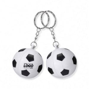 Custom Modern Metal Soccer Sports Ball Stress Keychains-Party Bag <b>Gifts</b> & Carnival School Rewards for Boys - Product Image 1