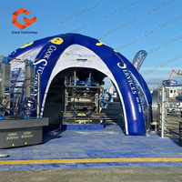 Tentes dôme gonflables géantes en forme d'araignée pour exposition, décoration et publicité, idéales pour les événements extérieurs et festivals