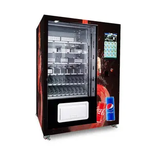 Sistema de refrigeración integrado Bebidas Snacks Café frío Quiosco de agua Máquina Expendedora de té de la leche