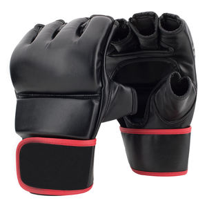 Gants de MMA en cuir PU professionnels sur mesure de haute qualité pour les arts martiaux et la boxe, confortables pour adultes - Product Image 1