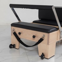 Reformer Pilates Commercial de Haute Qualité avec Demi-Tourneuse en Bois d'Érable – Équipement de Pilates Écologique et Durable