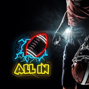 All In Football Letreros Neon LED dimmable USB powered ambient <b>light</b> store <b>window</b> decoration <b>light</b> street indicator <b>light</b> 5V - Product Image 5