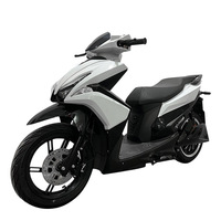 Moto électrique de tourisme Kaiku 1500W avec cadre en acier, batterie lithium amovible 72V 30Ah, charge rapide, vitesse maximale