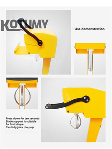 Presse-agrumes électrique pour fruits frais DIY Presse-agrumes pour fruits frais à l'<span class=keywords><strong>orange</strong></span> <span class=keywords><strong>sans</strong></span> épluchage 100% pur jus à boire directement - Product Image 4