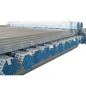 Galvanized steel pipe ISO 65 standard with zinc coating 210-275g/m2