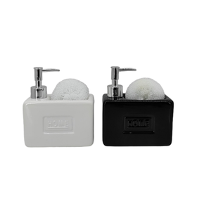 ที่ใส่สบู่เซรามิกเพ้นท์ลายดอกชบาแบบมีที่วางฟองน้ำ สำหรับห้องครัวและห้องน้ำ พร้อมโลโก้สั่งทำ - Product Image 4