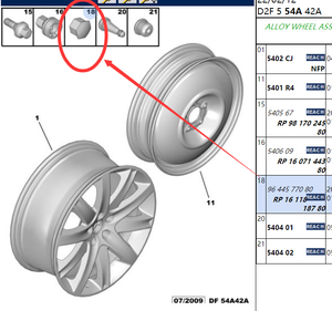 Capuchon de roue Offre Spéciale OE 9644577080 1611818780 pour Peugeot 206 207 301308 407 408 508 Citroen C2 <span class=keywords><strong>C3</strong></span> - Product Image 3