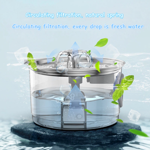 Meilleur vendeur Distributeur d'<span class=keywords><strong>eau</strong></span> pour animaux de compagnie en acier inoxydable solide 2,8 L silencieux pour <span class=keywords><strong>chat</strong></span> et chien Écologique IPX5 Étanche Distributeur d'<span class=keywords><strong>eau</strong></span> pour animaux de compagnie - Product Image 3