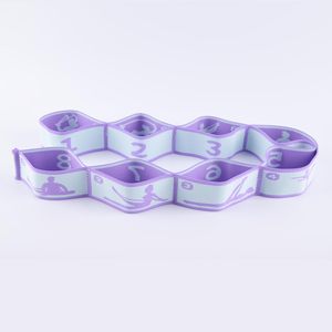 Correa de Yoga Elástica de 8 Lazos - <span class=keywords><strong>Banda</strong></span> de Estiramiento Ajustable - Product Image 4