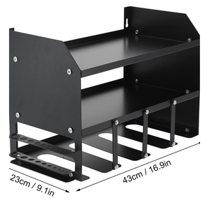 Organisateur d'outils mural en tôle sur mesure pour outils électriques, support robuste pour perceuse sans fil, organisateur d'outils mural - Product Image 2