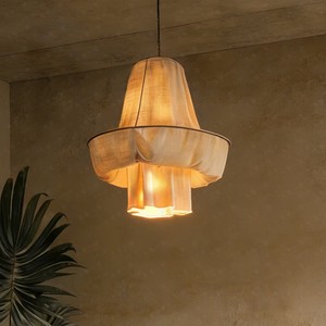 Chinese <b>Style</b> Chandelier 60cm 80cm 100cm 120cm E27 Six-<b>Head</b> Round Pendant Light For Home Tea Room Restaurant - Product Image 2