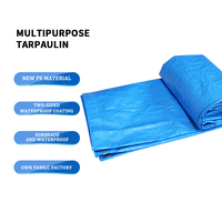 Bâche en plastique imperméable/résistant aux UV/PE/HDPE/polyéthylène/Poly-toile pour camion/camion/voiture/couverture de canopée, 150 g/m²