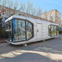 2025 Meilleure vente Structure en acier de luxe Capsule spatiale préfabriquée Préfabriquée Minuscule capsule pour la maison ou l'hôtel