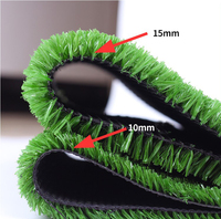 Gazon synthétique 7mm vert 1 couleur pour compétition de volley-ball, padel et basketball, aménagement paysager