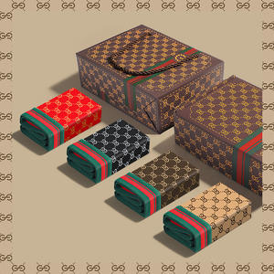 Boxer Aderenti da <span class=keywords><strong>Uomo</strong></span> in Seta Ghiaccio, Confezione Regalo da 4 Pezzi, Intimo con Stampa Premium - Product Image 5