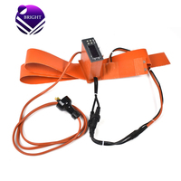 Calentadores Industriales Flexibles de Silicona de 220V y 35W con Control de Calor, Marca BRIGHT