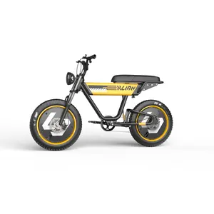 A prezzi accessibili 48 v750w 1000W velocità massima 50 km/h a buon mercato 20 pollici grasso 80KM gamma completa sospensione bicicletta elettrica per adulti