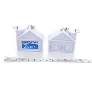 Llavero con Cinta Métrica de Acero Inoxidable en Forma de Casa Personalizado Ranguo, Regla Retráctil de 1M, Regalo Promocional Portátil con Logotipo Personalizado - Product Image 6