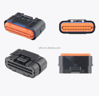 Sistema de Control de Computadora Automotriz ECU, Conector a Prueba de Agua para Automoción, Enchufe de 34 Agujeros, Conector de 2 a 3 Unidades