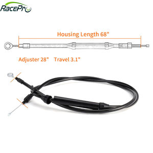 สายคลัตช์มอเตอร์ไซค์เคลือบไวนิล RACEPRO RP9950-2017 ขนาด 62/64/66/68/70/72 สำหรับ Harley Touring <span class=keywords><strong>Road</strong></span> Glide Ultra ปี 2021-2023 - Product Image 3