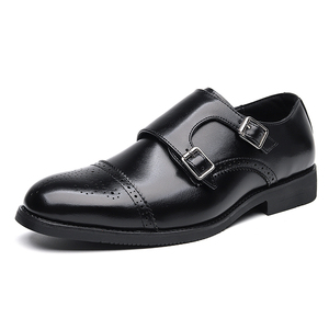 High Quality Men's Casual Leather Dress <b>Shoes</b> Soft Comfortable Pointed Toe Oxfords Fashionable Formal Business Office Large <b>Size</b> - Product Image 6