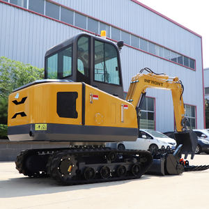 Frete Grátis 2000kg 2t Home Mini Escavadeira Trackdigger Pequena com Braçadeira Hidráulica Polegar - Product Image 6