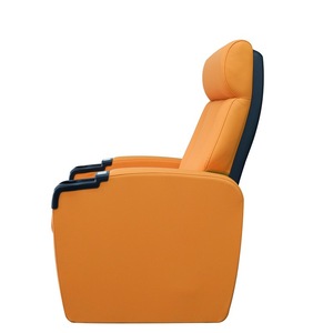 Fauteuil de cinéma intelligent inclinable électriquement, orange, mobilier de théâtre commercial - Product Image 2