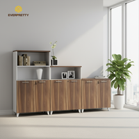 Meubles de bureau, bibliothèque, armoires en bois, bibliothèque de bureau, ensemble d'armoires de rangement modernes modulaires basses pour le bureau et la maison