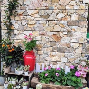 <span class=keywords><strong>Grande</strong></span> pierre de pavage de <span class=keywords><strong>jardin</strong></span> décorative ronde, finition naturelle à surface fendue pour le jardinage et l'aménagement paysager - Product Image 6